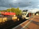 nordrhein-westfalen Der neue Stadler Flirt von ABELLIO als RB 40 f�hrt in Witten
Hbf. ein.