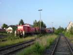 BR 294 Am 04.06.2007 steht 294 716 mit der �bergabe nach Amberg aubfahrbereit in Hirschau. (Strecke Amberg-Schnaittenbach)
