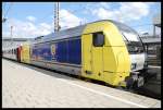 Dispolok ER 20 ALX L�nderbahn Und SBB GmbH''25 Jahre Eisenbahn-Erlebnisreisen'' Mit ALX 86714 Steht Auf Gleis 27 Im Bahnhof M�nchen-Hbf(GL.27-36) Und F�hrt um 17:21h Nach Oberstdorf.28.07.07 
