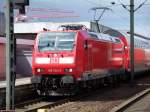 BR 146 Lokportaits Br 146 124 von Bremen in Hannover Hbf (31.7.2007)