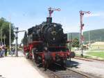 BR 86 86 333 beim Wasserfassen in Zollhaus-Blumberg am 1.8.07