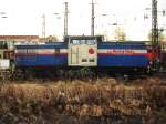 BR 202 V 1200.01 (Steffi)von RAR Eisenbahn-Service AG stand auf dem G�terbahnhof Dresden-Friedrichstadt abgestellt.20.11.04.