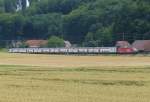 re-460-mit-zugen SBB - Schnellzug mit einer 460er zwischen Biel und Bern kurz vor M�nschenbuchsee am 30.06.2007
