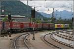 br-189-dispolok Nachschuss auf die beiden Zuglokomotiven E189 904RT und 910 des 'WINNER-EXPRESS' nach Verona. Aufgenommen am 28.06.07 in Kufstein.