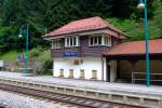 oberhof Das Stellwerk des Bahnhofes Oberhof
