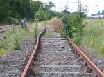 Kurioses Hier haben sich die Schienen leicht verzogen. Viel Gl�ck f�r die n�chste Bahn. 