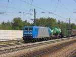 BR 185 mit Zugen BR 185 514-7 am 1.8.07 in Olching