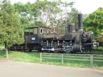 Denkmallok - MAV 326-136 Ausgestellt am Grossbahnhof Debrecen  ...