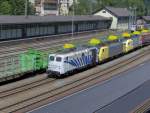 Eine BR 139 ist gerade mit einer Br 189 und ...
