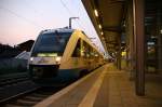 Ostseelandverkehr steht im Schweriner Hbf. Abfahrbereit nach Plate f�r die ...