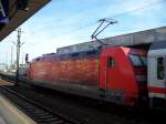 Br 101 047 steht in Hannover Hbf und f�hrt bald ...