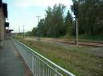 Blick auf den Bahnsteig ...  Frank Thomas 04.08.2007