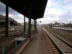 Wittlich Blickrichtung Koblenz im Wittlicher Hauptbahnhof. Dieses Bild wurde von Gleis 2 / 3 aufgenommen!