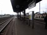 Wittlich Wittlich Hbf mit Gleis 2 + 3. Wenn ein Zug in diese Richtung f�hrt, dann f�hrt er in richtung Trier Hbf.     31.03.07