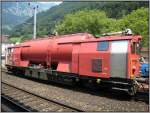 L�sch- und Rettungsz�ge Ein Tankl�schwagen der SBB im Bahnhof von Fl�elen. (18.07.2007) 