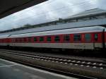 Schlaf- und Speisewagen Ein DB Nachtzugwagen in Hannover Hbf nach Hamburg Altona (1.8.2007)
