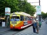 D�sseldorf 2657 mit Zentex Reklame hier am D-Dorfer Hbf am 03.08.07