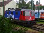Ausl�ndische Loks 421 397 der SBB auf einem Abstellgleis in Lindau am 29.07.2007 