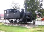 BR 377 Die in 1890 gebaute Lok 377 092 als Denkmal in Balassagyarmat.
Fotografiert am 03.08.2007.