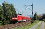 BR 146 mit Z�gen 146 227 | RE 19507 Heidelberg Hbf - Stuttgart Hbf | 05.08.07 |Wiesloch