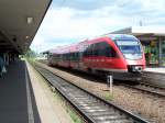 Eine 643 066-4 von Bielefeld nach Minden. In Minden (3.8.2007) ...