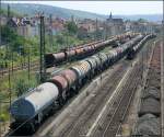 G�terbahnhof Stuttgart-Untert�rkheim. 6.8.2007 (Matthias) ...  Gisela, Matthias und Jonas Frey 07.08.2007