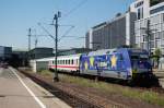 101 101-4 stand am 06.08.07 mit einem InterCity nach Norddeich-Mole ...