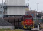 Diese Werkslokomotive rangiert auf ...  Martin Kramer 08.08.2007