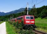 Geschoben wurde die RB von 111 039-4.  ...