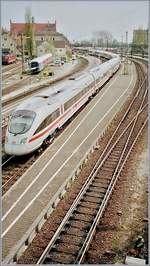 ICE 195 Z�rich - M�nchen in Lindau Hbf im Fr�hjahr ...