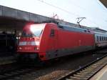 Br 101 107 von K�ln nach Leipzig in Hannover Hbf ...