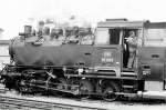 81 005 arbeitet im Jahr 1962 als Verschublok im Aw ...
