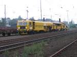 Gleisstopfmaschine durchf�hrt den Bahnhof Solingen Hbf

10.08.07,Solingen Hbf  ...