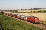 110 322 mit RE 4004 vor Langenbach (15.07.2007)  ...