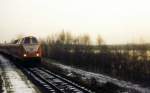 Nur ein knappes Jahr war 219 007-2 vom Bh G�rlitz ...