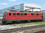 Ae 6/6 11425 wartet in Pratteln auf die Streckenfreigabe  ...