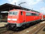 Eine strahlende BR 111 ...  Hubert Hager 14.08.2007