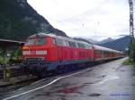 218 319-2 steht abgestellt ...  Alexander G�nther 15.08.2007