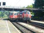 421 397-1 f�hrt mit dem Ec 193 in Lindau ein ...