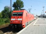 Der IC 2113 mit BR 101 058-6 nach Stuttgart,bei der ...