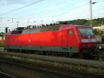 DB 120-127 steht am ...  G. Glauer 19.08.2007