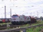 OHE 330094 f�hrt mit Gz durch Dresden Friedrichstadt.(19.08.07 )  ...
