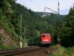Frankenwald: 140 450, einzige Lok dieser BR mit RAILION -Beschriftung, leistete ...