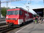 Berner Oberland 2007 - HGe 4/4 101 961-1 Horw wartet ...