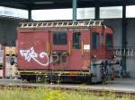 Dieselloks SBB - Baudienst Tm 2/2 667 Abgestellt in Biel / Bienne am 10.07.2007 