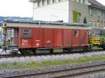 Guterwagen SBB - Baudienst Montagewagen Xs 40 85 95 48 162-2 Abgestellt in Biel / Bienne am 10.07.2007