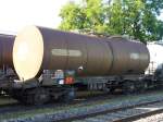 Guterwagen SNCF - Zisternenwagen 33 87 792 9 375-6 Abgestellt im Bahnhof von Arch am 15.07.2007