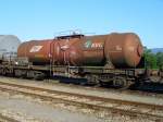 Guterwagen PKP - Zisternenwagen 33 51 786 8 773-7 Abgestellt im Bahnhof von Arch am 15.07.2007