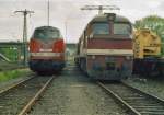 Zwei von sechs Dieselloks ...  Bruno M�ller 21.08.2007