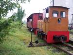 sonstiges Lok 1 wartet im Museumsbahnhof auf Fahrg�ste, die sie dann im umgebauten G�terwaggon in den Sch�nauer Lachen, ein ehemaliges Kiesbaugebiet, bringen wird.